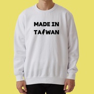 MADE IN TAIWAN 台灣 大學T 厚 長袖 衣服 童裝 T恤 黑 白色