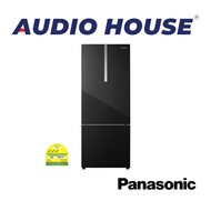 PANASONIC NR-BX471WGKS 405L 2 DOORS FRIDGE GLASS BLACK 3 TICKS W686xH1790xD697MM 2 YEARS WARRANTY BY