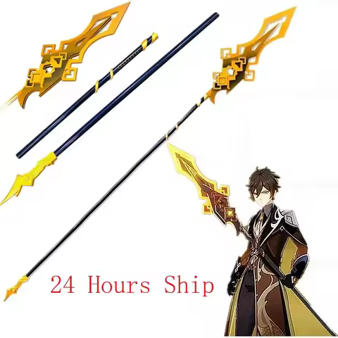 Genshin Impact Cosplay Zhongli Cos Spear Weapon Zhong Li Long Sword Arms Cosplay Christmas Accessori