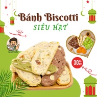 Biscotti Mix 3 Flavors 600 Grams, Healthy Weight Loss Cereal Cake Without Sugar Matcha, Chocolate, Vanilla - Remember Kitchen