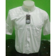 Baju Koko Putih Senada Bordir Lengan Pendek Syahdika Syamil