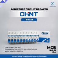 Chint MCB NXB-63 1P 2A 4A 6A 10A 16A 20A 25A 32A 40A 50A 63A SNI Electric Security Original