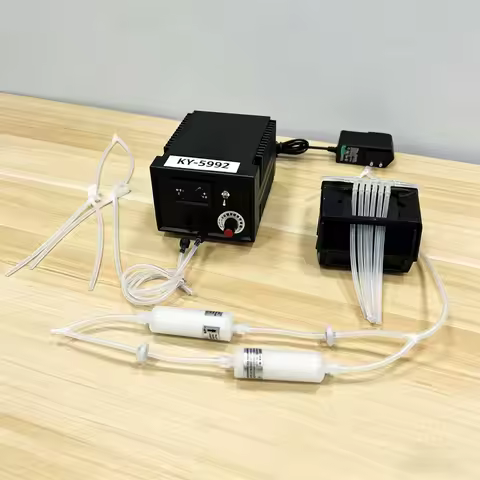 6-Way Printhead Cleaning Machine for Epson L1800 L805 XP600 i3200 DTF UV Solvent Ink Head Washer Mai