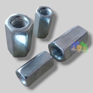 LONG NUT 3/8 LONG NUT/ LONG NUT GALVANIZED 3/8 WHITE
