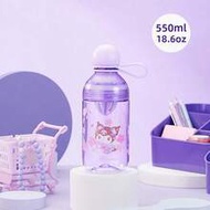 Sanrio Kuromi Series 550mL/18.6oz Round Ball Space Cup, Can Be Used For Juicing, Leak-Proof Design, 