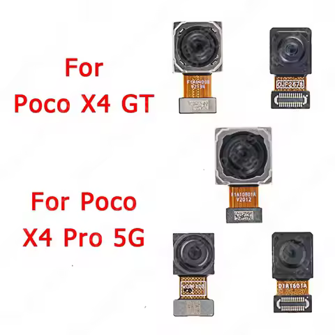 Selfie Back Camera For Xiaomi Poco X4 Pro X4 GT 5G Backside Facing Frontal Rear Front Camera Module