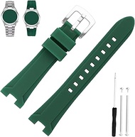 Rubber 22mm Watch Bands Compatible Fit for Citizen Tsuyosa Automatic NJ015 Nj0150 series Nj0150-81E