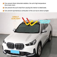 For BMW X1 iX1 U11 2023+ Aluminum Foil Car Front Windshield Foldable Sunshade Portable Anti-UV Sunsh