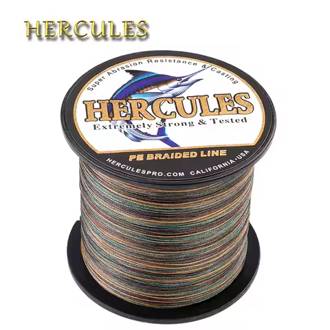 Hercules Carp Fishing 8 Strands PE Braided Fishing Line 100M 300M 500M 1000M 1500M 2000M Pesca Saltw