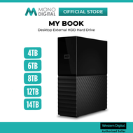 WESTERN DIGITAL WD MY BOOK 3.5" USB3.2 GEN 1 DESKTOP EXTERNAL HDD HARD DRIVE MYBOOK HARD DISK - 4TB 
