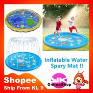 Ready Stock  Fun Sprinkle and Splash Water Spray Mat Portable Pool Inflatable.