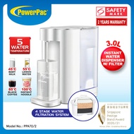 PowerPac 3L Instant Water Dispenser Hot  Cold 5Temperature Water Purifier Water Filters (PPA70/2)