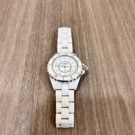 Chanel H1628 白色 陶瓷 J12 點鑽 石英錶 33MM 腕錶 手錶 精品錶