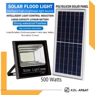 KZLA Waterproof High Power Solar Flood Light - 300W 400W or 500 WATTS
