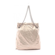 【二手】巴黎世家 ( BALENCIAGA ) CRUSH 742941 香檳金皮革中型女手提包