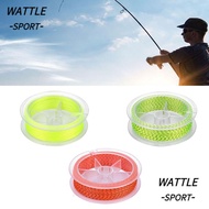 WATTLE 2PCS Fly Fishing Line, Abrasion Resistant Lightweight Fly Fishing Backing Line, Durable 8 Str