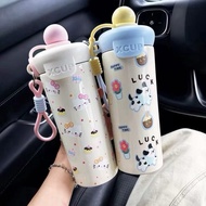 XCUP Thermos Bottle 600ml Innox 316 Keeps Heat 8-10h With Inner Bag, Bottle Cleaning Brush