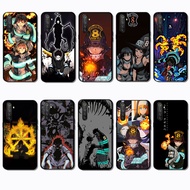 Realme C3 3 5 5s 5i 6i 6s 6 Pro Fire Force Soft black TPU color phone case