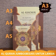 Books Al Quran TAJWID JUMBO Al Khobir A3 Terjemah dan Translit Latin