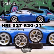 HRE 527 R20-R21 Diecast Rims Size 10.3mm-4.8mm Scale 1:64 Scale Stance Mini Scale