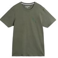 OASIS เสื้อยืดผู้ชาย เสื้อยืด เสื้อคอกลม cotton100% พิมพ์ลาย รุ่น MTP-1812 สีเบจ  เหลือง  ม่วง  เขียว  ฟ้า  ขาว