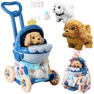 Pet Trolley Electric Plush Dog 8810B Jumping Walking Simulation Animal Children's Toys