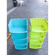 Multi-purpose 4-Storey Plastic Basket, Home Appliances, Kitchen, Etc.
