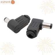ESPOIR DC Power Male Plug, Welding Wire Type Right Angle 90 Degree Welding Connector, DC Power Male 