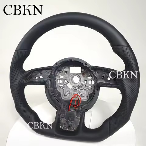 R8-style Nappa Leather Steering Wheel for Audi A1 A6 2012~2018 A7 2011~2018 A8 2013~2018 S6 2013~201