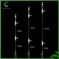 Bv✿  Night Glow Fishing Leaders Fishing Leader Line 360 Degree Rotating Luminous Fish Wire Leaders f