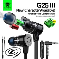 PLEXTONE G25 G20 G800 VX2 XMOWI Super Bass Bullets Style Gaming Earphone With Mic for Xiaomi Samsung