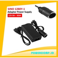 SINO 1280Y-1 Vacuum Cleaner Adapter AC to DC 12V AC 100-240V to DC 12V 8A 90W Converter - AC to DC C
