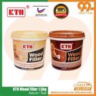 KTH 1.5KG Wood Filler / Kayu Papan / Wall Wood filler Putty Filler Kayu - Teak / Natural