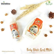 Body Wash Goat's Milk 100ml Brightens Herbal Batrisyia Skin