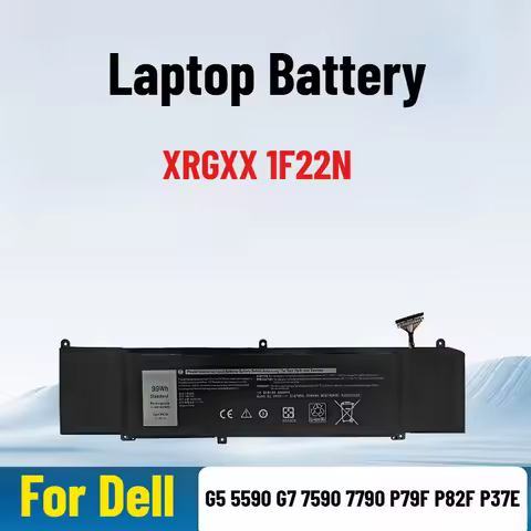 For Dell G5 5590 G7 7590 7790 P79F P82F P37E Laptop Battery XRGXX 1F22N