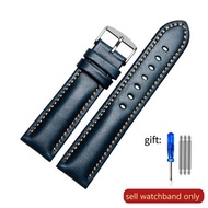 ❇☏⊕ Quick Release สายนาฬิกาหนังแท้ 20/21/22 มม. สำหรับ Tissot Hamilton Luminox Oris Mido เปลี่ยนสายน