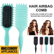 Curls Barber Styling Tool Bounce Curl Define Styling Hair Brush Tangled Hair Comb Shaping Defining
