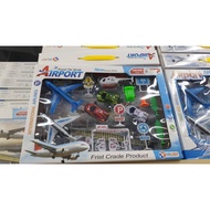 Airport Play Set Simulation Pretend Play Pilot Mini Figure Airplane Toys (2395) ♥ Ready Stock ♥