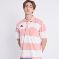BODY GLOVE & FRIEND COLLECTION Polo 2024 - เสื้อโปโล ลายทาง สีชมพู