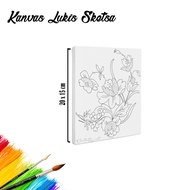 KANVAS LUKIS SKETSA / CANVAS LUKIS SKETSA - 15 X 20