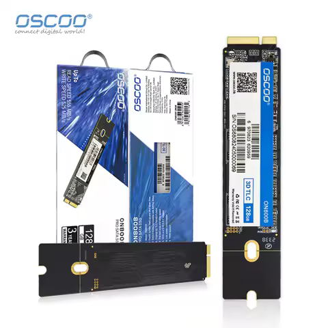OSCOO 512GB SSD Hard Drive For 2012 Macbook Air A1465 A1466 & 2012 Macbook Pro A1425 A1398 3D TLC NA