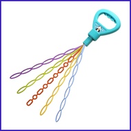 Bubble Blower Wand Bubble Blower Smiling Face Stick 5-Claw 32-Hole Interactive Toys Party Games Kids
