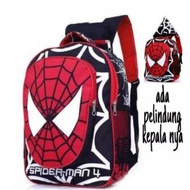 Trshop School Backpack Boys Spiderman School Bag Character Elementary School Bag