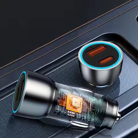 USB Car Charger PD 30W Type C QC3.0 Fast Charging Mobile Phone Power Adapter PD Fast Charger in Car 