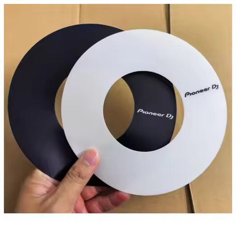 Pioneer Jog Wheel Skin / Dark Black Large Platter Protective Film Fits: XDJ-AZ/DDJ-1000/FLX6/CDJ-200