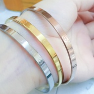 18k stainless steel 3in1 bangle size L