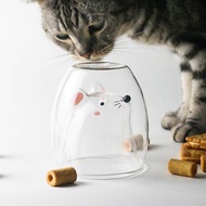 鼠鼠雙層玻璃杯