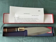 日本堺市刀匠「實光」白鋼 刀身 牛骨手柄 人手打造  刺身專用刀 。Sakai Hamono Museum Knife