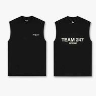 Hot Sale New 247 Digital Printed Men's Sleeveless 100% Cotton High Quality Sports  Vest