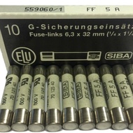 Ceramic Fuse FF 5A 6.3X32 Ff5 5A Siba Ff5A 7012540 Original Ff5A Fuse